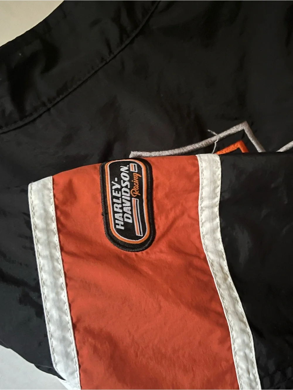 Vintage Harley-Davidson Big Boys Nylon Wind Breaker Jacket.